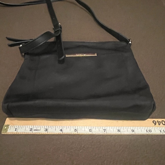 Calvin Klein Black Nylon Crossbody Bag Lightweight Adjustable Strap - Picture 6 of 9